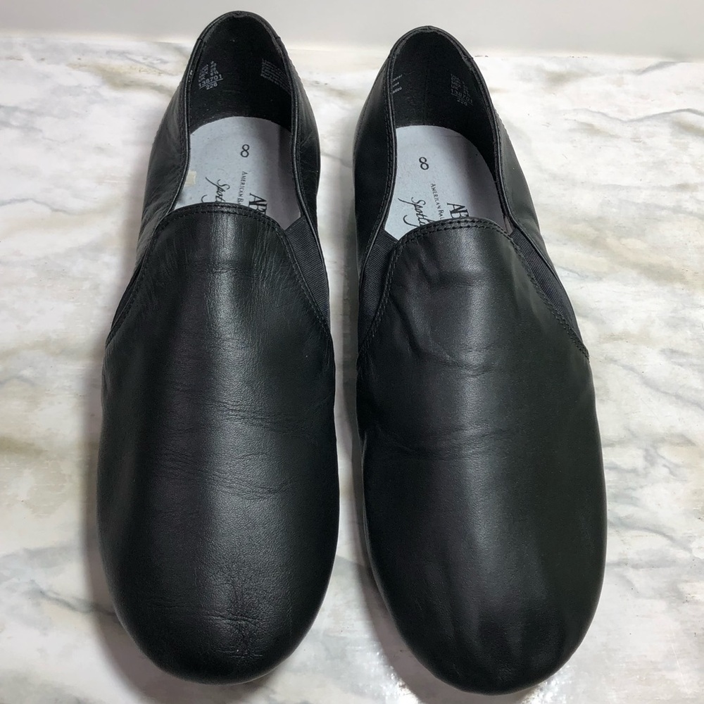 ABT American Ballet Theatre Spotlights Women’s Black Neoprene Jazz Shoes Size 8 - Picture 2 of 11